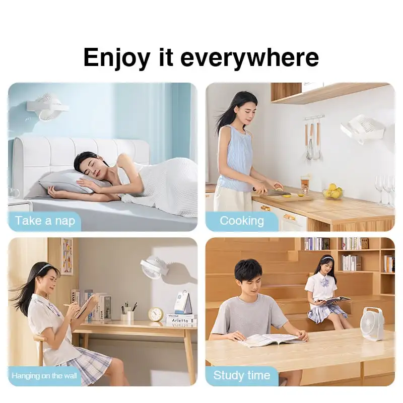 Rtako D06 Desktop Dual Layer Circulating Fan C