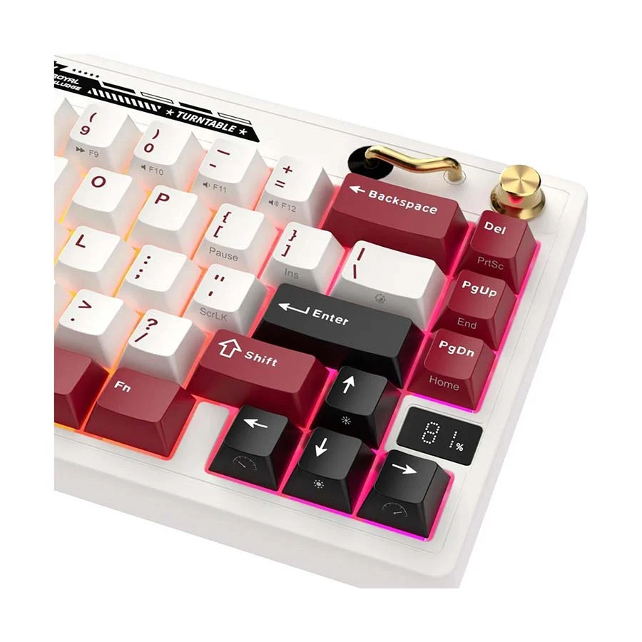 Royal Kludge Rk M65 Tri Mode Wireless Rgb Mechanical Keyboard C