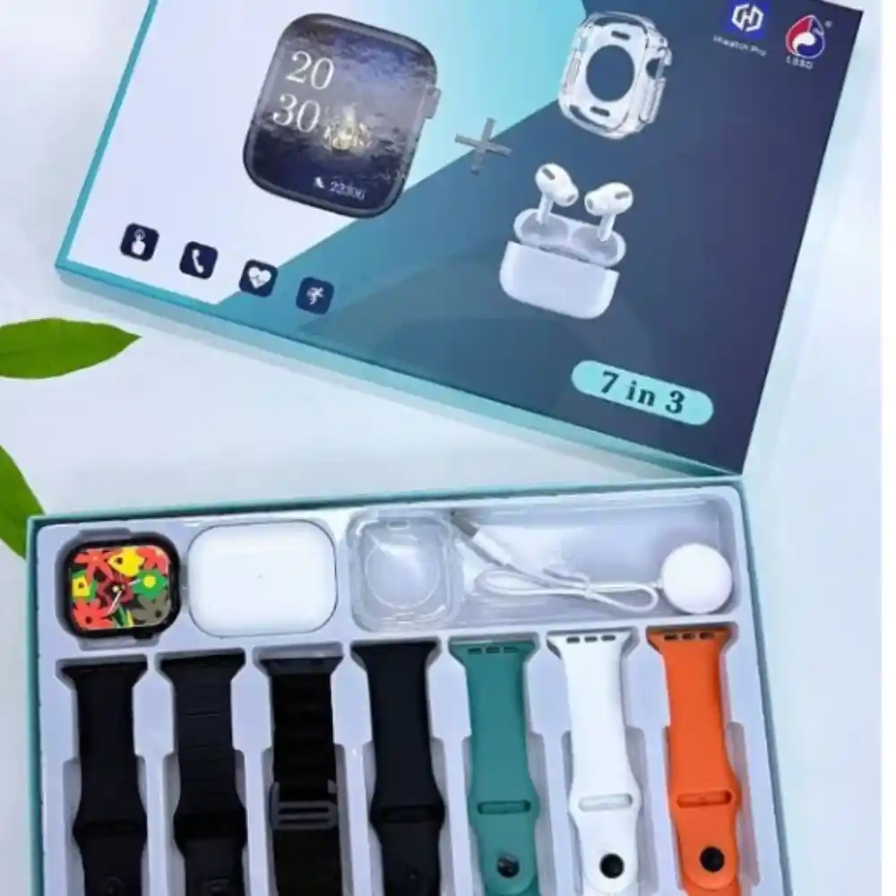 S2000 Pro Max Smart Watch – 7 In 3 Edition With Protection Case &Amp; Tws Earbuds B