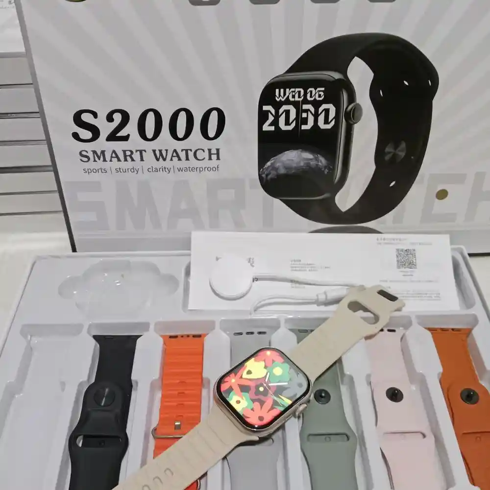 S2000 Smart Watch – 7 In 1 Multi Strap Bluetooth Calling A
