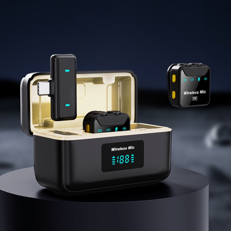 Sx23 Noise Canceling Mini Wireless Lavalier Microphone B