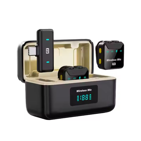 Sx23 Noise Canceling Mini Wireless Lavalier Microphone Sx23 Noise Canceling Mini Wireless Lavalier Microphone