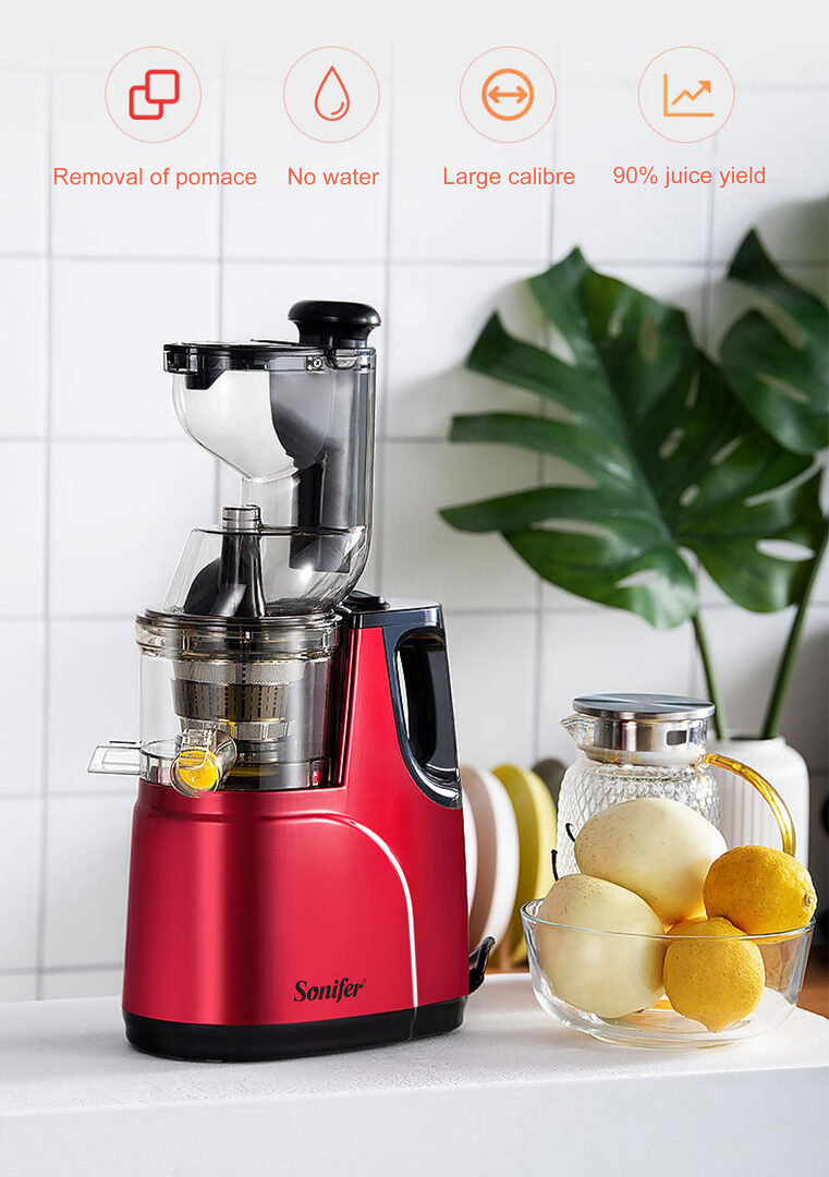 Sonifer Sf 5537 Cold Press Fruit Slow Juicer &Amp; Food Mixer Extractor 150W C