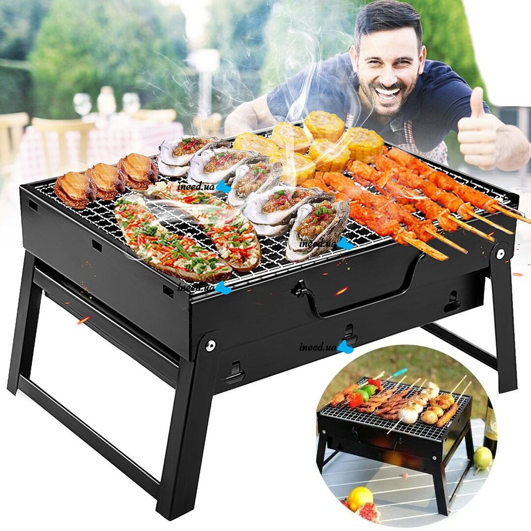 Tl 353 Portable Folding Charcoal Bbq Grill C