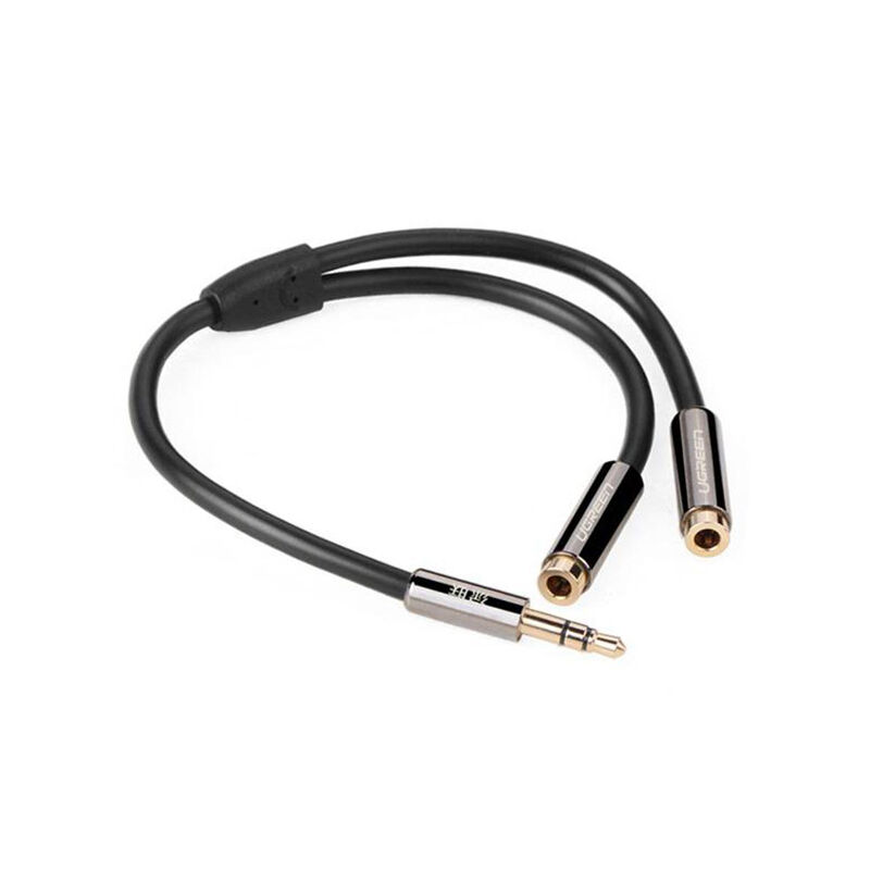 Ugreen Av134 3 5Mm Male To 2 Female Audio Cable 20Cm C