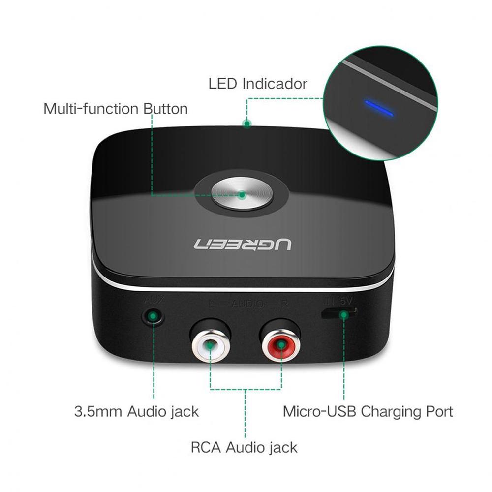 Ugreen Cm123 (30445) Wireless Bluetooth Audio Receiver B