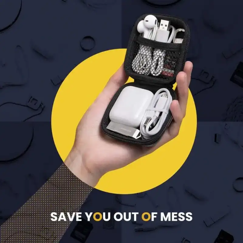 Ugreen Lp128 (70577) Fabric Earphone Carrying Case Bag A Ugreen Lp128 (70577) Fabric Earphone Carrying Case Bag A