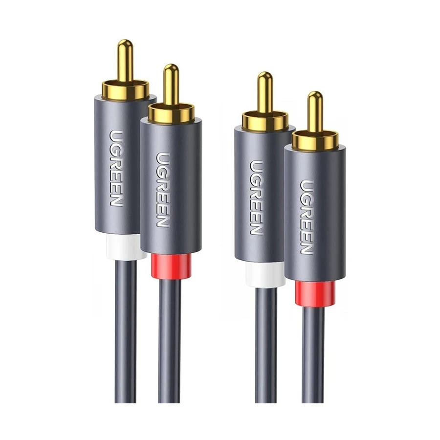 Ugreen Av104 (10520) 2Rca Male To Male 5 Meter Audio Cable Ugreen Av104 (10520) 2Rca Male To Male 5 Meter Audio Cable