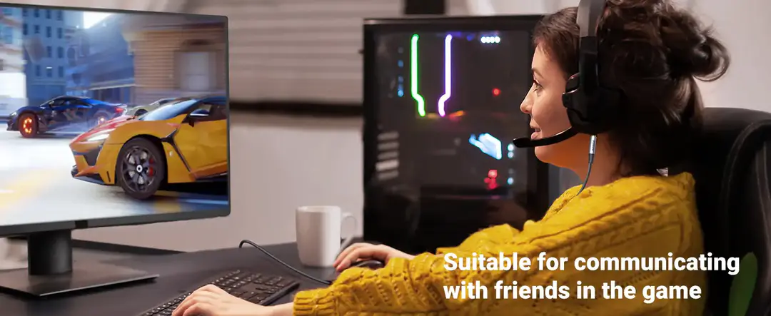 Ugreen Av183 (20785) 3 5Mm Male To Male 4 Pole 3 Meter Audio Cable B