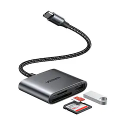 Ugreen CM387 (80798) Type C Male to USB, SD & TF Female Gray Converter
