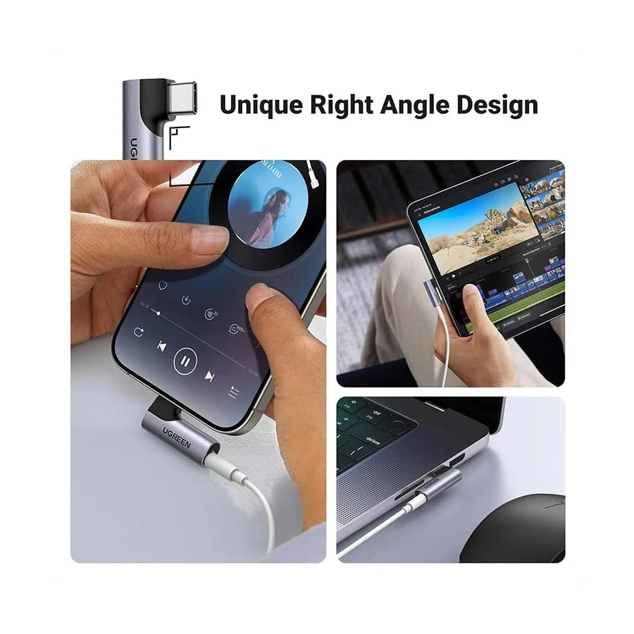 Ugreen Cm460 (20194) Type C Male To 3 5Mm Female Audio Converter C