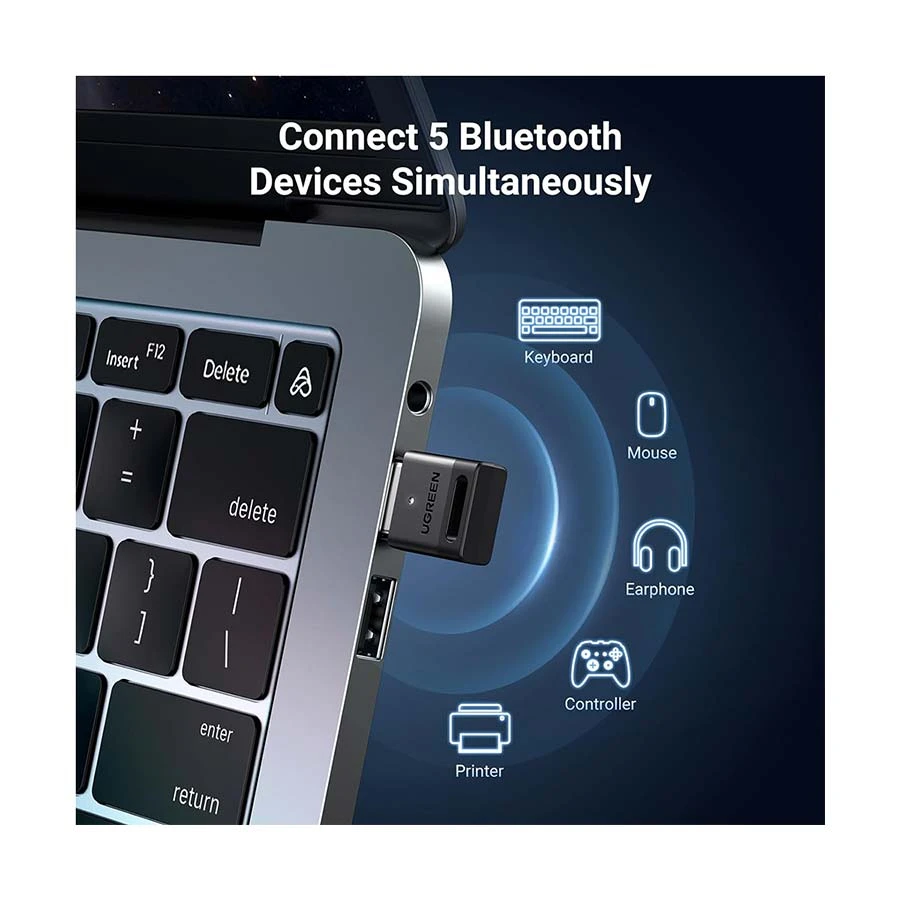 Ugreen Cm591 (35995) Usb Bluetooth 5 3 Adapter B Ugreen Cm591 (35995) Usb Bluetooth 5 3 Adapter B