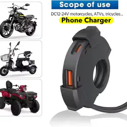 Universal Handle Bar Motorcycle Bike Phone Fast Charger