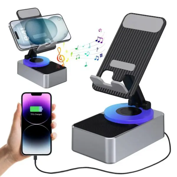 Wys 2301Bt 3 In 1 Bluetooth Speaker With Phone Stand &Amp;Amp; Power Bank Wys 2301Bt 3 In 1 Bluetooth Speaker With Phone Stand &Amp;Amp; Power Bank