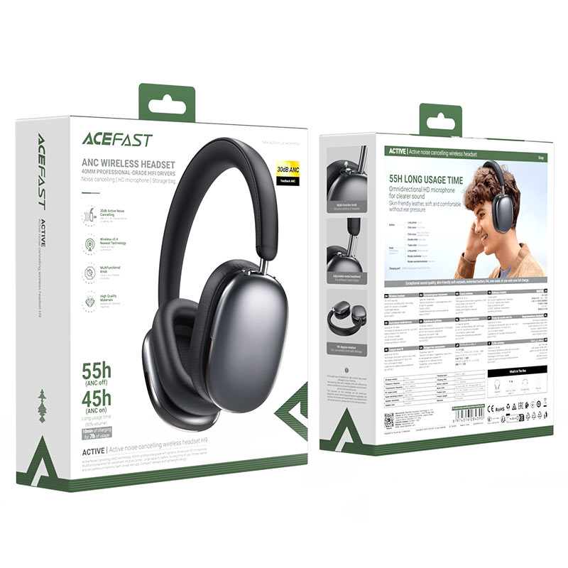 Acefast H9 Active Noise Cancelling Headphone C