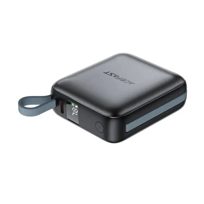 Acefast M23 Power Bank 10000Mah 22 5W Built In Dual Cables C