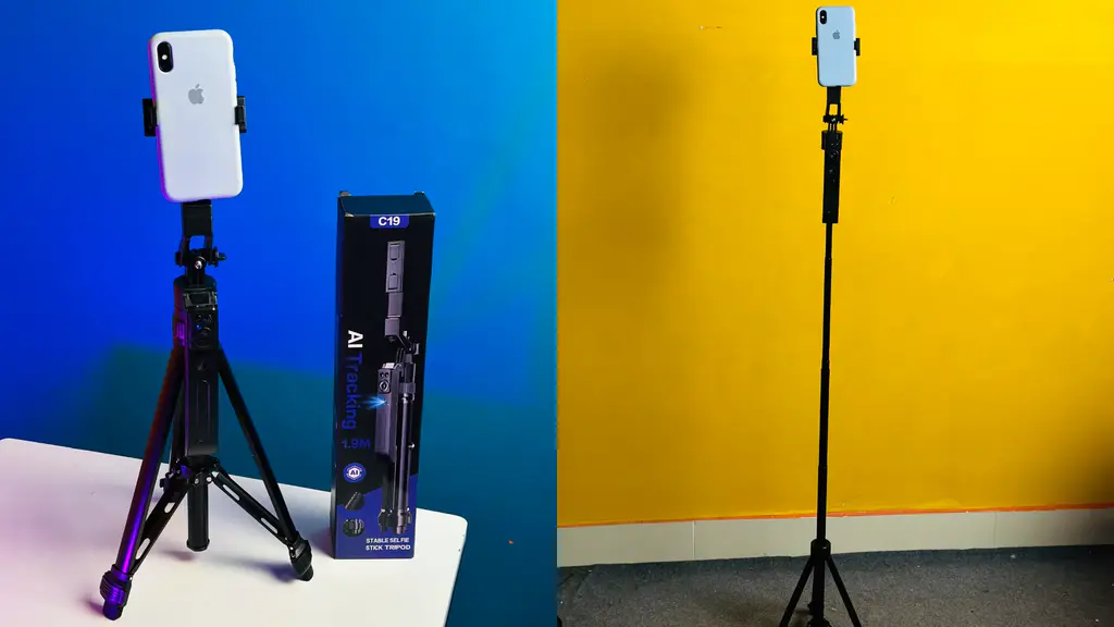 C19 Auto Face Tracking Tripod 360° Rotation With Stand B
