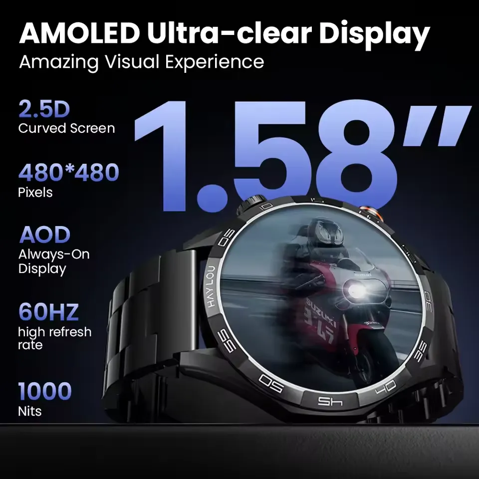 Haylou Solar 5 Bt Calling Smart Watch A