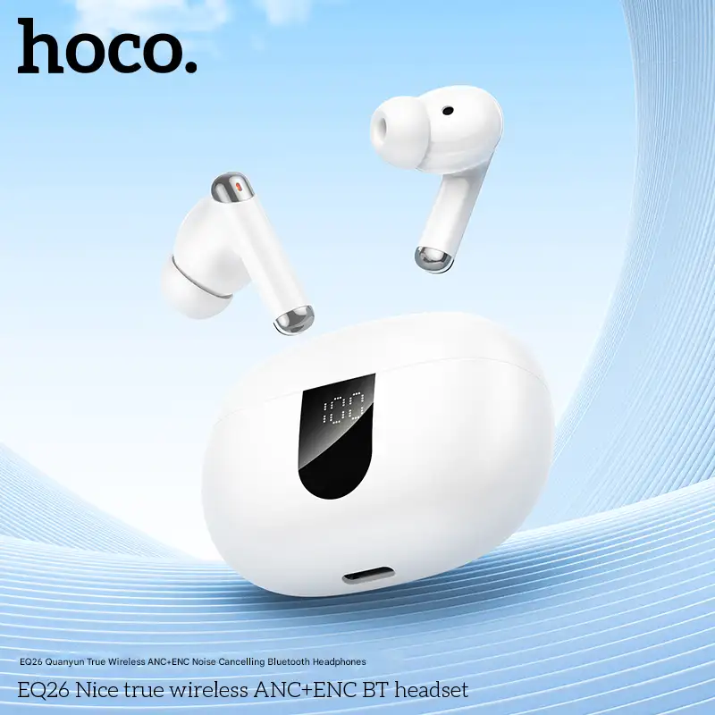 Hoco Eq26 Nice True Wireless Anc+Enc Bt Headset Earbuds