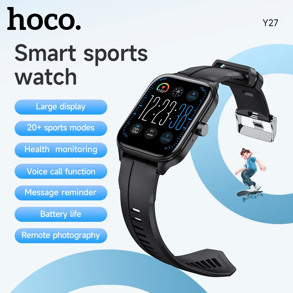 Hoco Y27 Smart Sports Watch Call Version A Hoco Y27 Smart Sports Watch Call Version A
