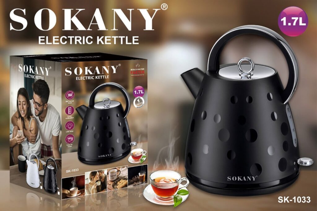 Sokany Sk 1033 Electric Kettle – 1 7 L B Sokany Sk 1033 Electric Kettle – 1 7 L B