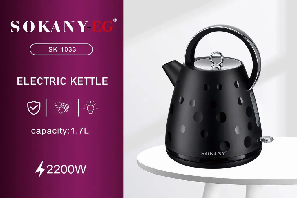 Sokany Sk 1033 Electric Kettle – 1 7 L C Sokany Sk 1033 Electric Kettle – 1 7 L C