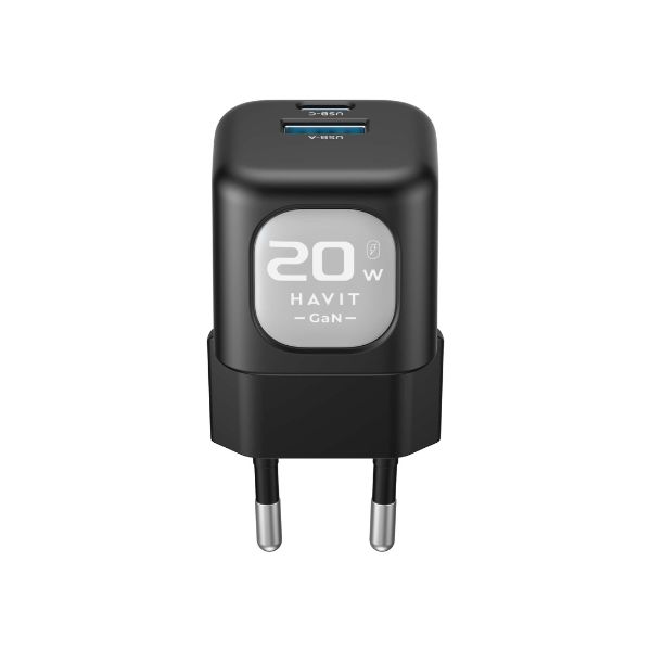 Havit Uc220 20W Usb A+ Usb C Travel Charger D Havit Uc220 20W Usb A+ Usb C Travel Charger D