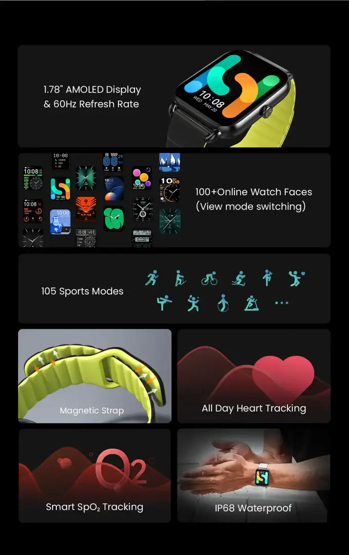 Haylou Rs4 Plus Smartwatch C Haylou Rs4 Plus Smartwatch C