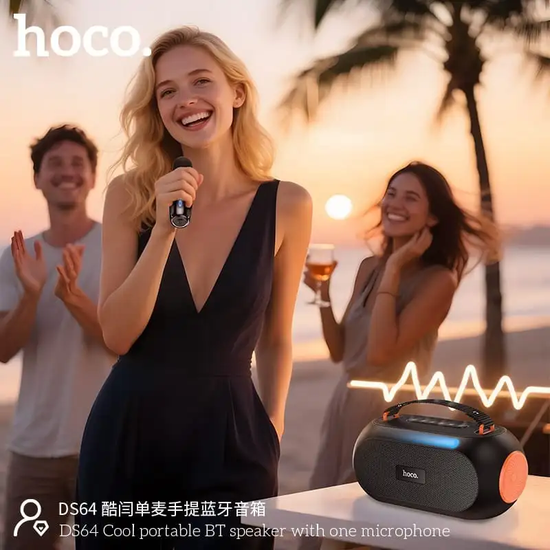 Hoco Ds64 Wireless Bluetooth Speaker With Mic A