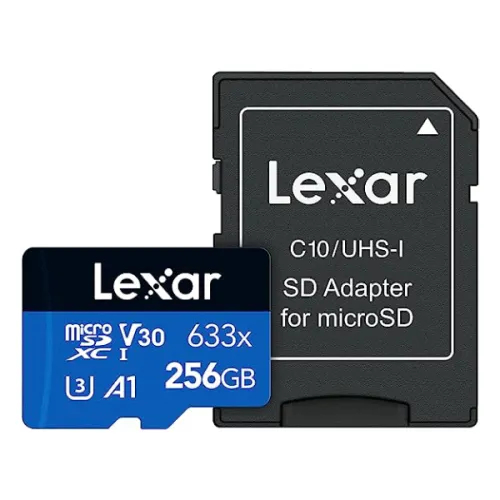 Lexar High Performance 633X Micro Sd Card – 256Gb C