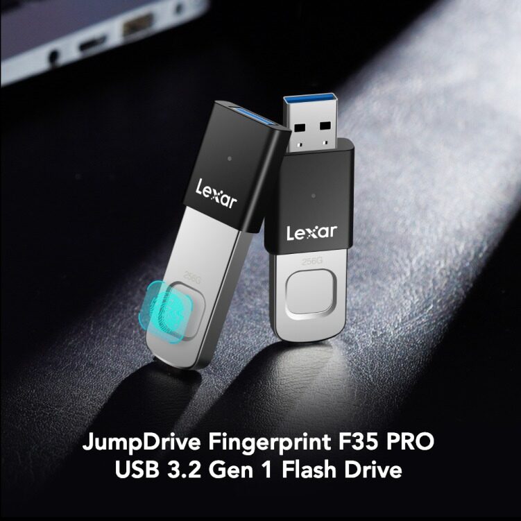 Lexar Jumpdrive F35 Pro Fingerprint Usb 3 2 Flash Drive – 128Gb A