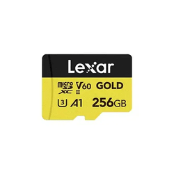 Lexar Professional GOLD MicroSDXC UHS II Card – 256GB