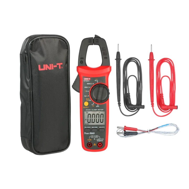 Uni T Ut204+ Digital Clamp Meter Ac Dc 600A A