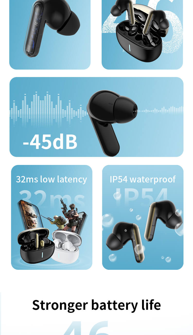 Valdus Vnc 350 Anc+Enc Earbuds B