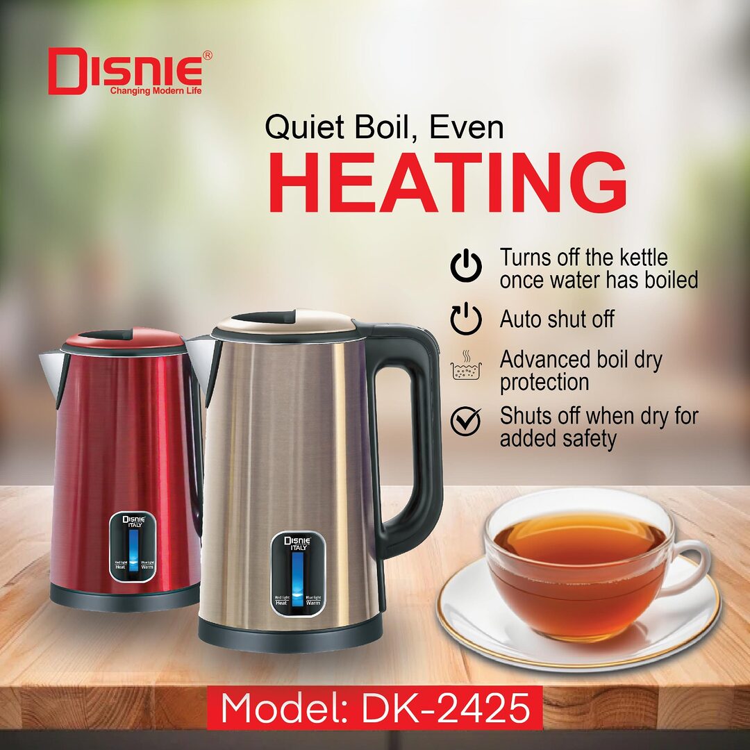 Disnie Dk 2425 Electric Kettle 2 Ltr C Disnie Dk 2425 Electric Kettle 2 Ltr C