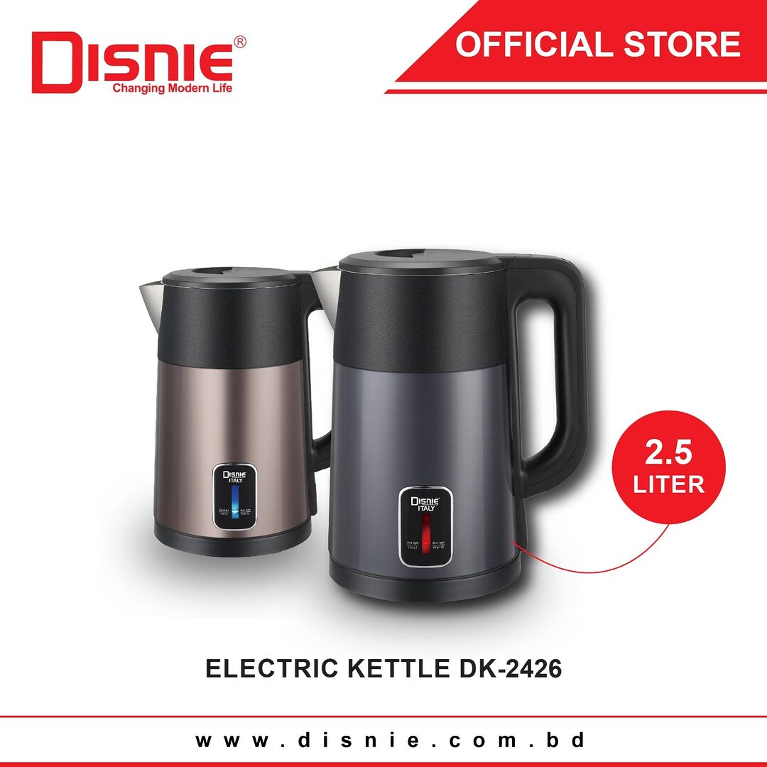 Disnie Dk 2426 Electric Kettle 2 5 Ltr A Disnie Dk 2426 Electric Kettle 2 5 Ltr A