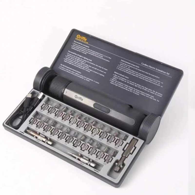 Griffe Cordless Electric Screwdriver Set B Griffe Cordless Electric Screwdriver Set B