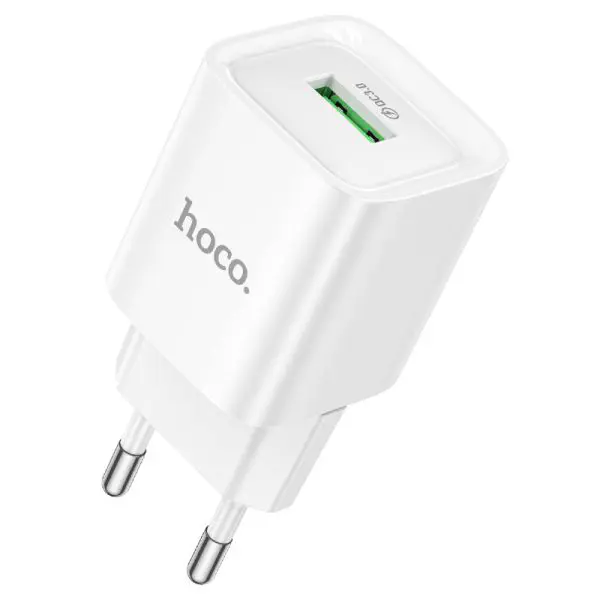 Hoco C145A Charm Single Port Qc3.0 Charger Set (Type C) Hoco C145A Charm Single Port Qc3.0 Charger Set (Type C)