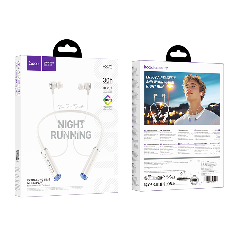 Hoco Es72 Sport Bluetooth Neckband C
