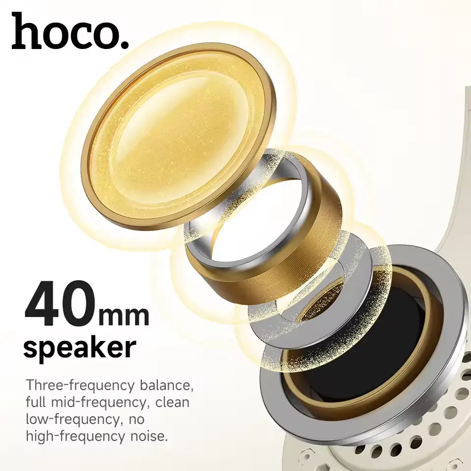 Hoco W46 Folding Bluetooth Headphone A Hoco W46 Folding Bluetooth Headphone A