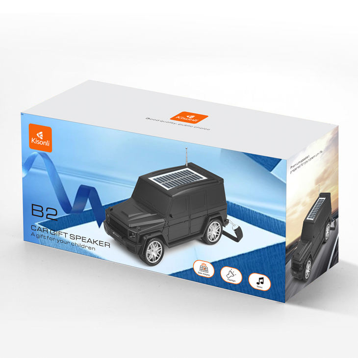 Kisonli B2 Bluetooth Speaker With Solar Charging A Kisonli B2 Bluetooth Speaker With Solar Charging A