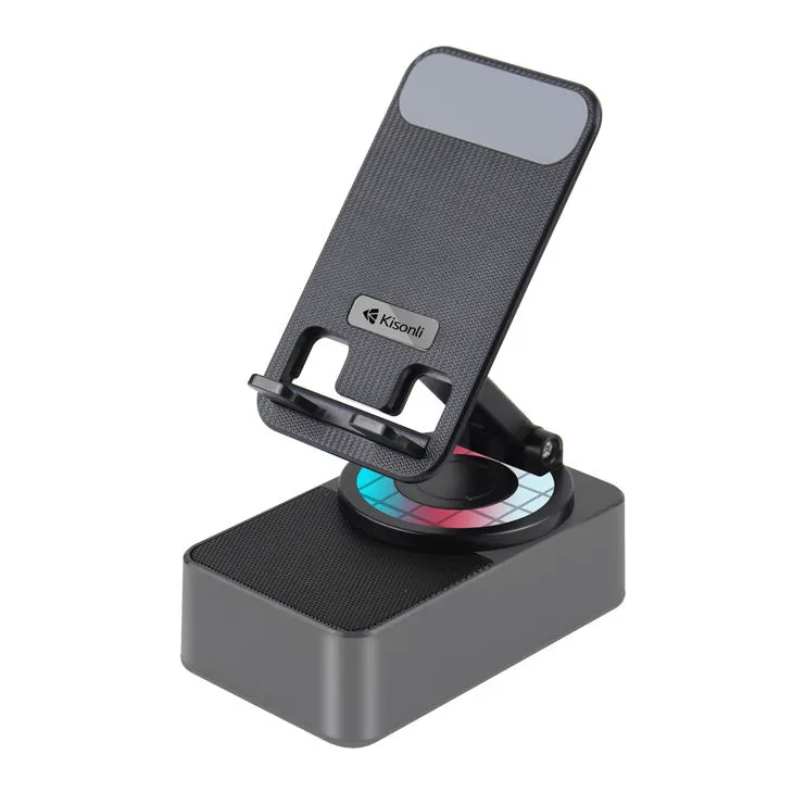 Kisonli M2 3‑In‑1 Bluetooth Speaker With 2000Mah Power Bank And 360° Phone Stand Kisonli M2 3‑In‑1 Bluetooth Speaker With 2000Mah Power Bank And 360° Phone Stand