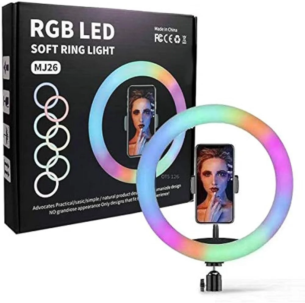 Mj26 Rgb Led Soft Ring Light 10Inch D