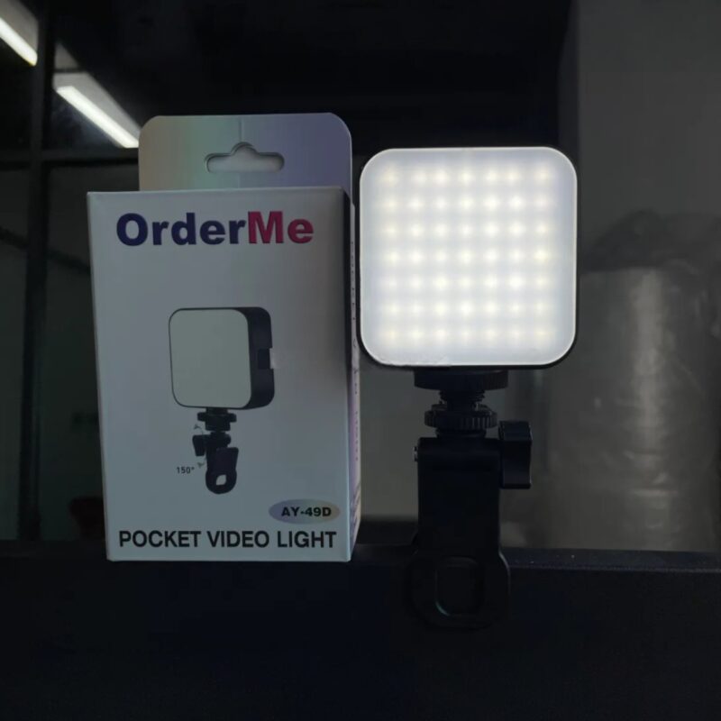 Orderme Ay 49D Pocket Video Light For Laptop &Amp; Mobile B