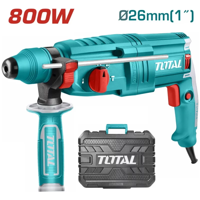 Total 800W Rotary Hammer Drill A