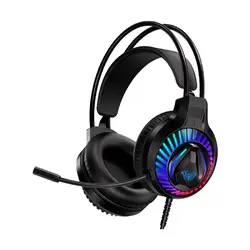 AULA S605 Wired Double Port Over Ear Gaming Headphone