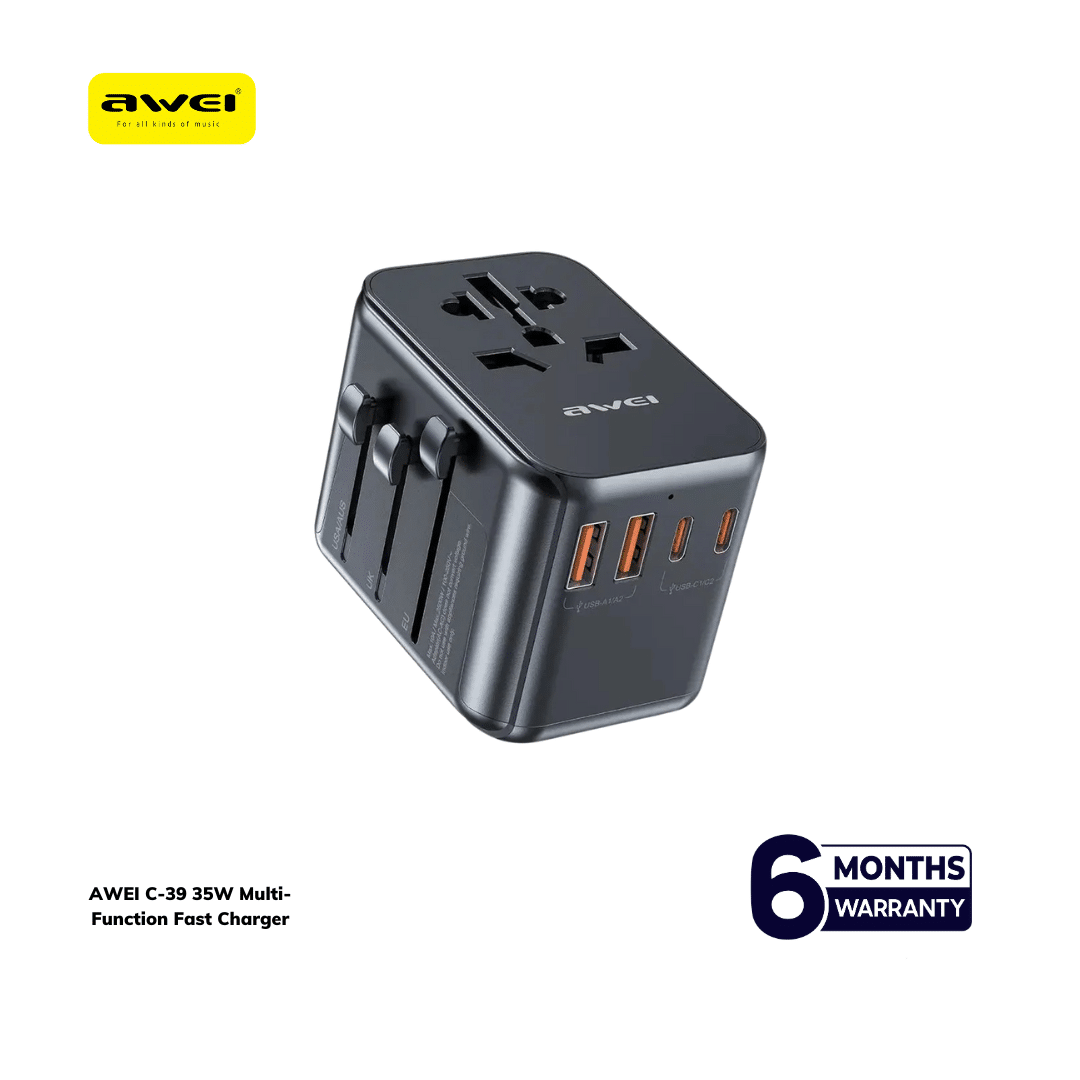 Awei C 39 35W Multi Function Fast Charger Awei C 39 35W Multi Function Fast Charger