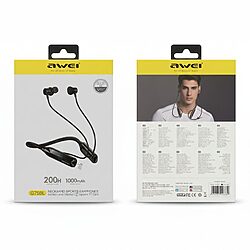 Awei G75BL Sports Neckband With Display