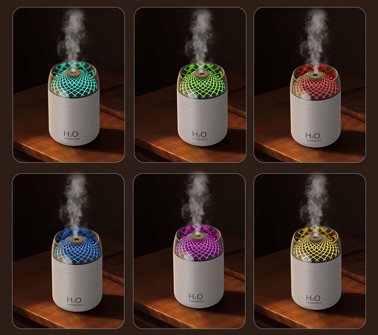 D16 Air Humidifier With Night Light 180Ml B
