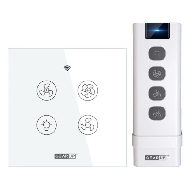 Gearup Wi Fi Ceiling Fan Speed Controller &Amp;Amp; Light Switch Smart Tuya Smart Life App Control With Remote Gearup Wi Fi Ceiling Fan Speed Controller &Amp;Amp; Light Switch Smart Tuya Smart Life App Control With Remote